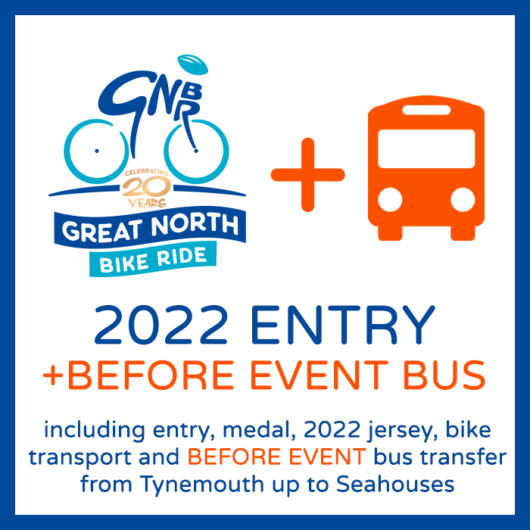 2022 GNBR Entry (including pre-ride transfer from Tynemouth to Seahouses)